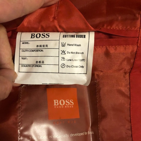 Hugo Boss Zip Up Windbreaker Jacket - Picture 6 of 6